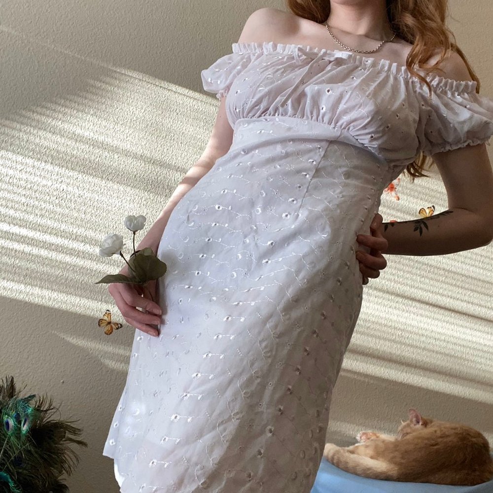 white lace doily style dress by RAVE!!
